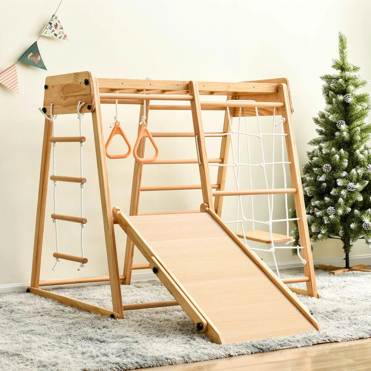 Montessori Inspired Indoor Jungle Gym for Toddlers