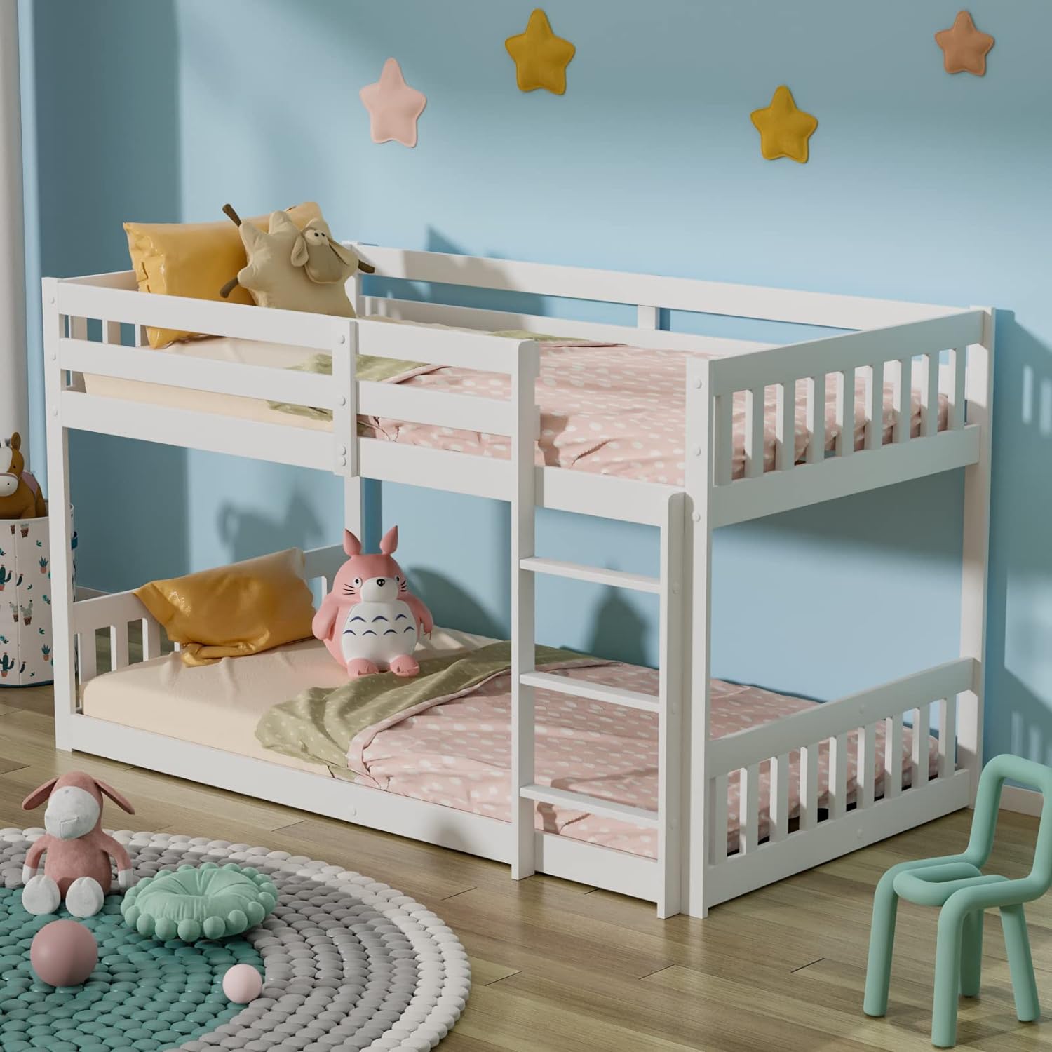The Ultimate Space-Saving White Bunk Bed for Small Rooms