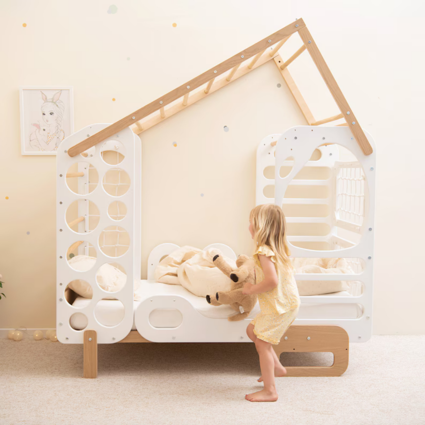 Montessori Toddler Climber & Gym Bed