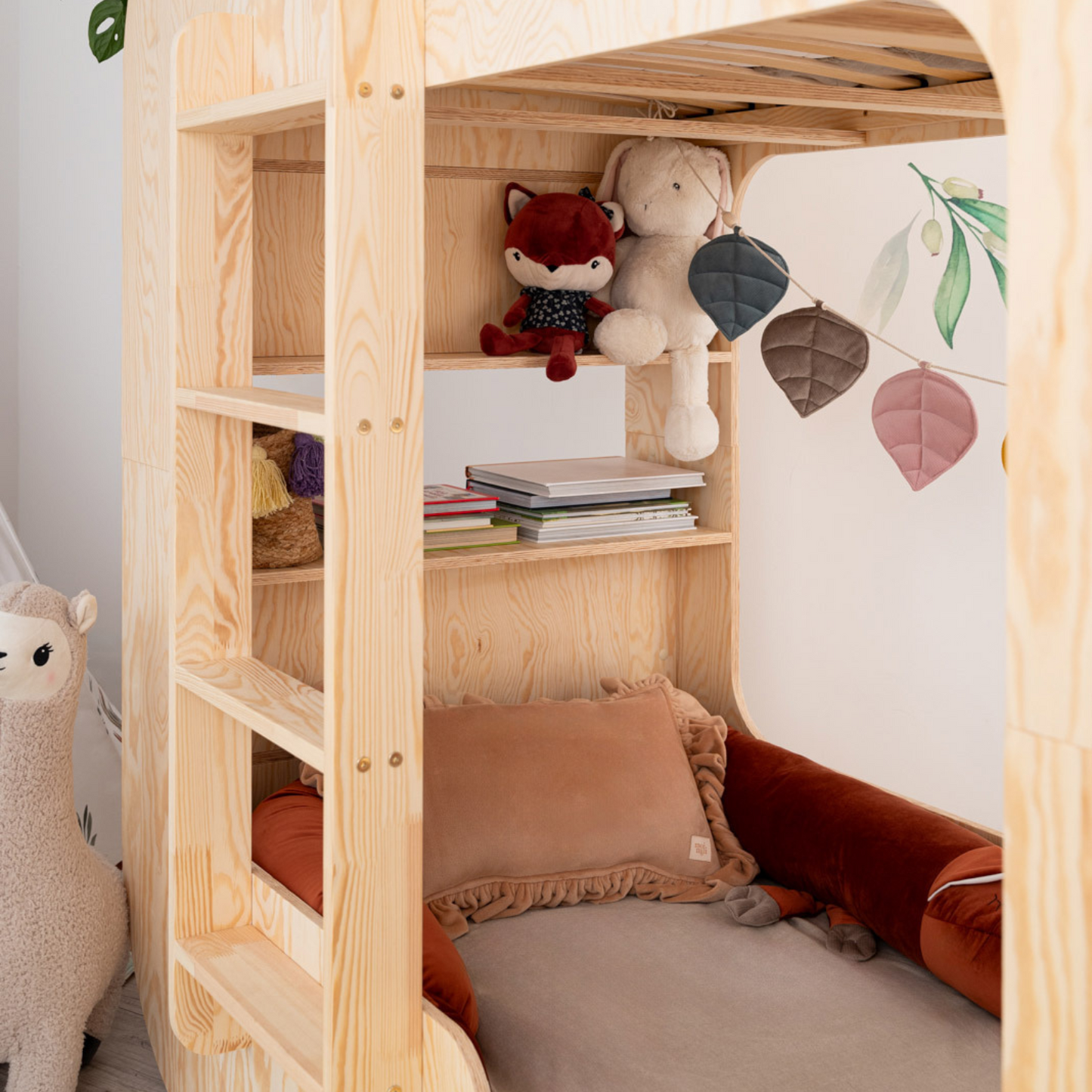 Montessori Wooden Bunk Bed