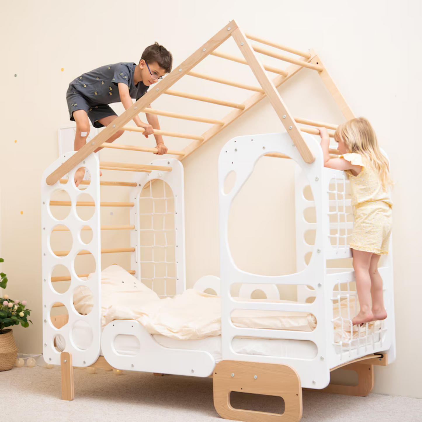 Montessori Toddler Climber & Gym Bed