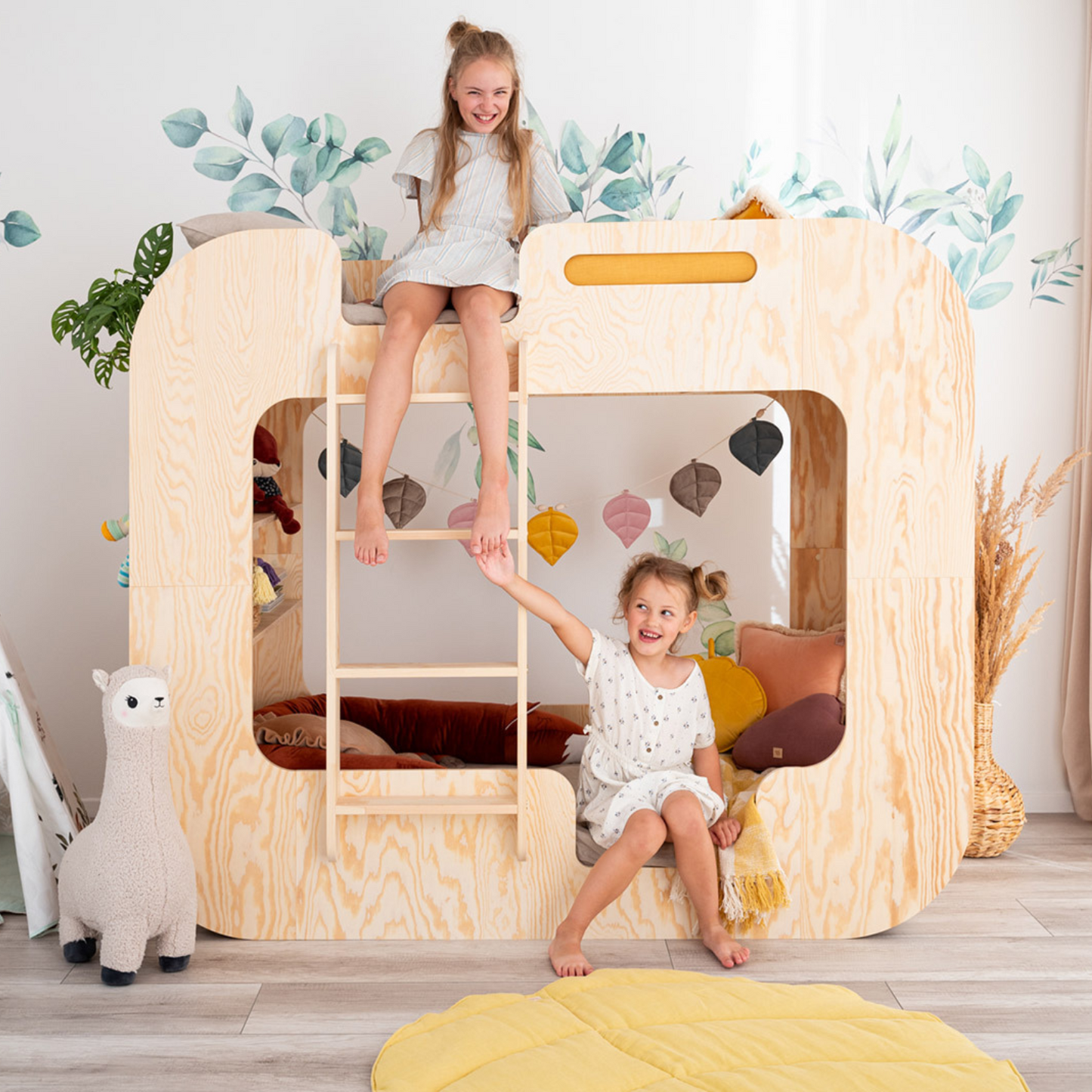 Montessori Wooden Bunk Bed