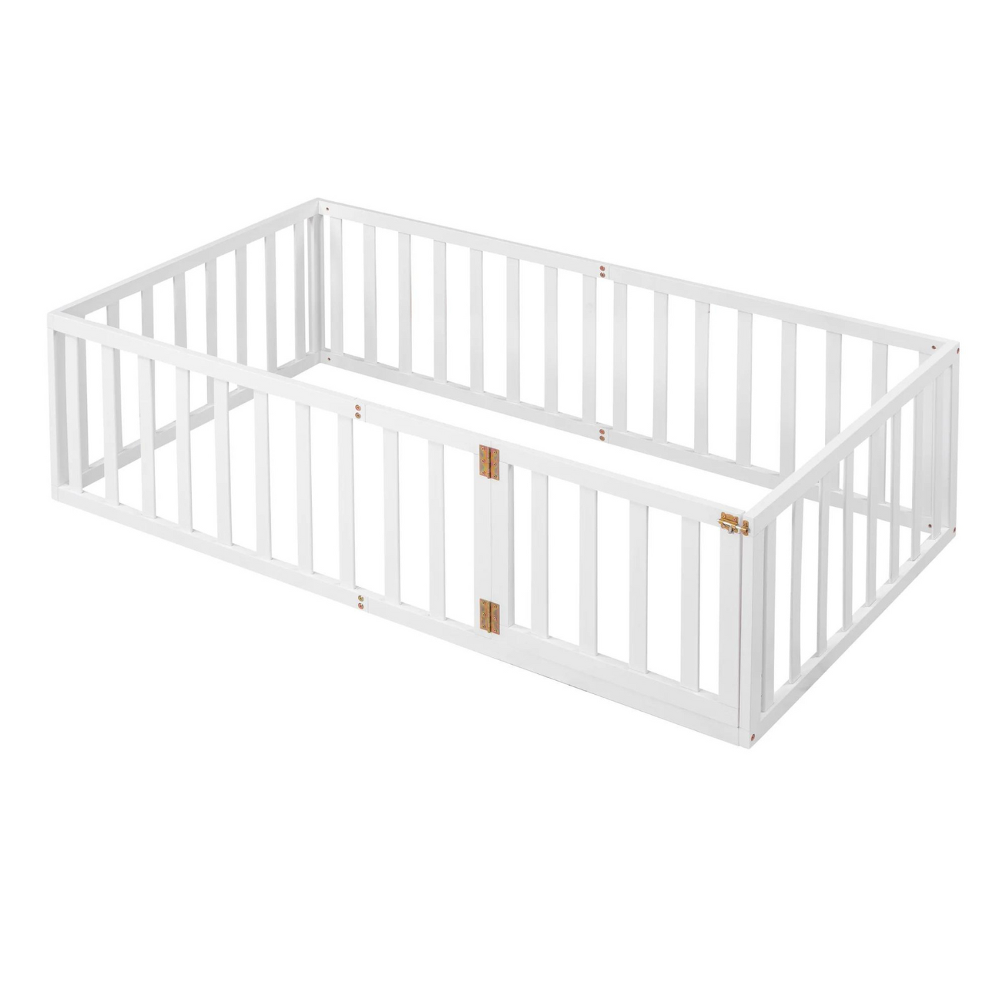 Montessori Toddler Floor Bed with Rails